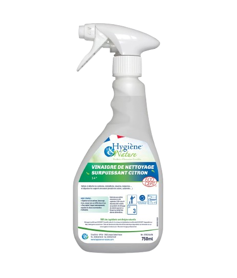 VINAIGRE DE NETTOYAGE SURPUISSANT CITRON ECOCERT